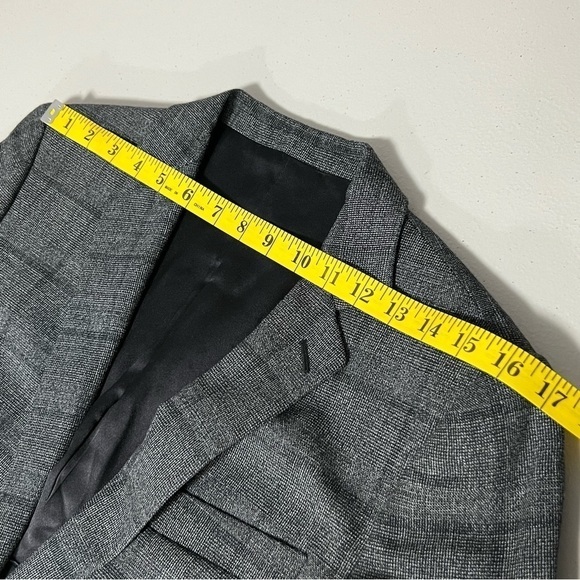 dolce & Gabbana Luxury Plaid Windowpance Check Wool / Silk Blazer Women - Picture 13 of 16